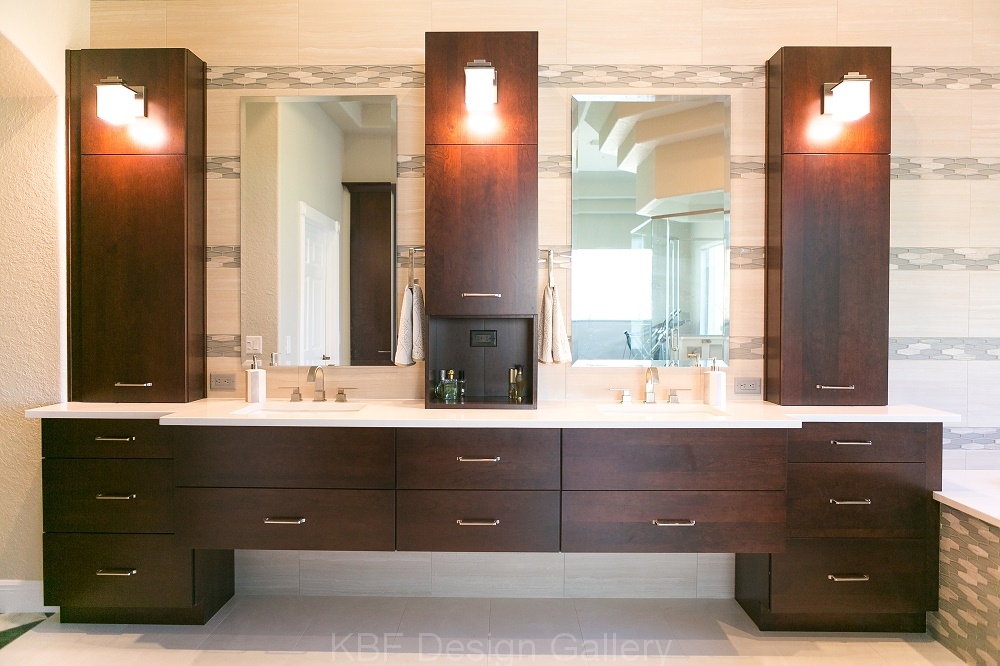 Spacious Master Bath Remodel - KBF Design Gallery