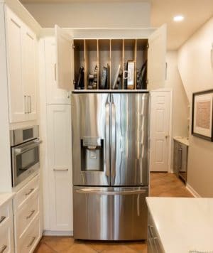 Cookie Sheet and Platter Storage Cabinet