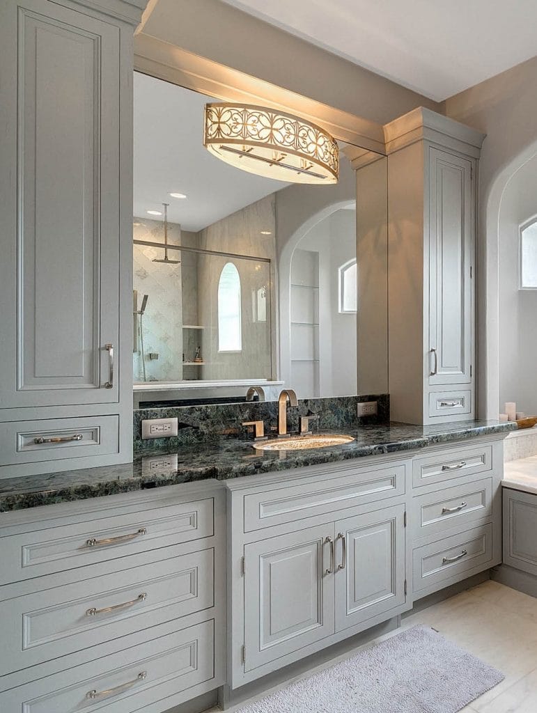 Custom Vanity in Master Bathroom Remodel in Windermere