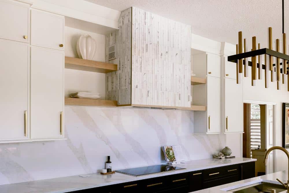 Custom Rangehood in Kitchen Remodel by KBF Design Gallery