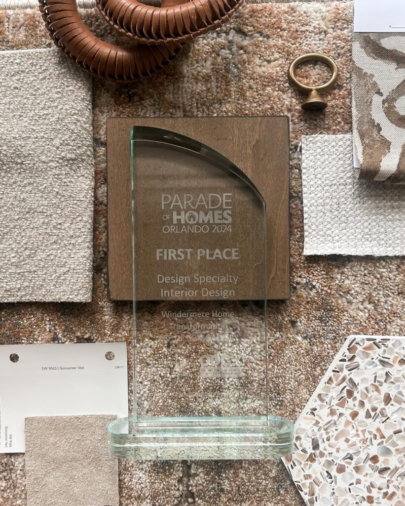 2024 Parade of Homes Orlando Award Winner Interior Design