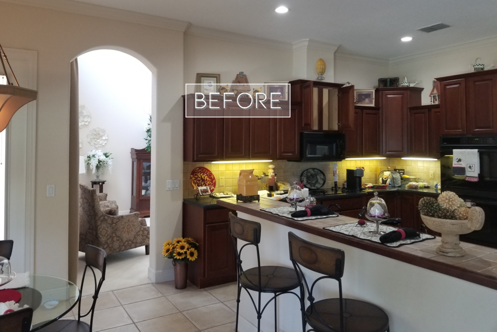 Windermere Kitchen Before Lowering Breakfast Bar