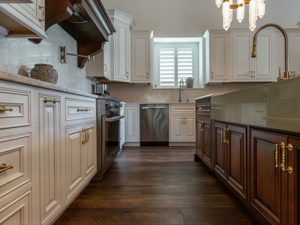 Detailed Cabinetry in Kitchen Designed and Built by KBF Design Gallery