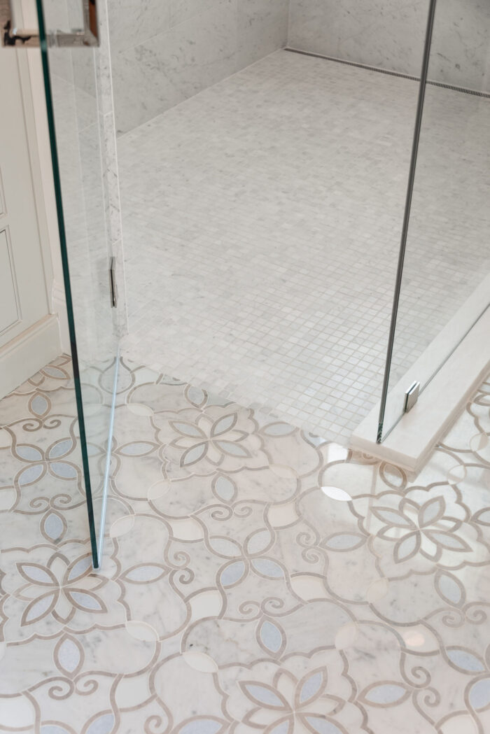 Heated Flooring in Master Bathroom Remodel in Windermere Fl