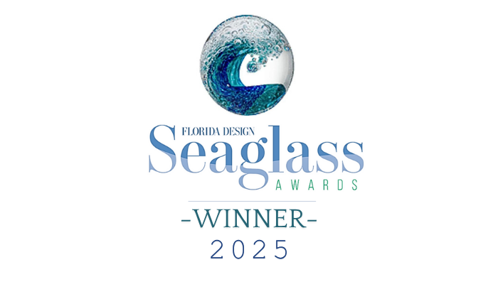 Florida Design Magazine Seaglass Award Winner 2025