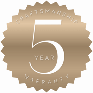 KBF Design Gallery 5 Year Craftsmanship Warranty
