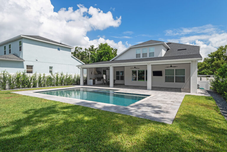 Outdoor Kitchen and Lanai Designed and Built by KBF Design Gallery