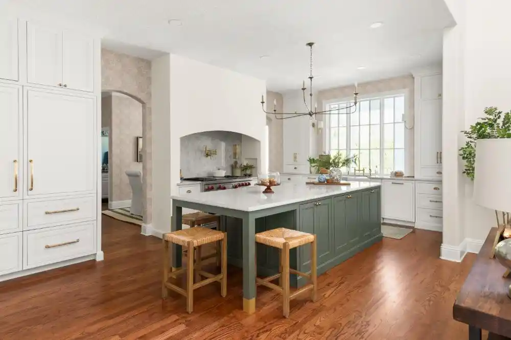 Kitchen remodel with large window over sink