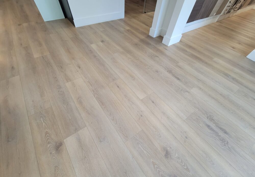 Luxury Vinyl Photo Luxury Vinyl Plank LVP Flooring in Home Remodeled by KBF Design Gallery